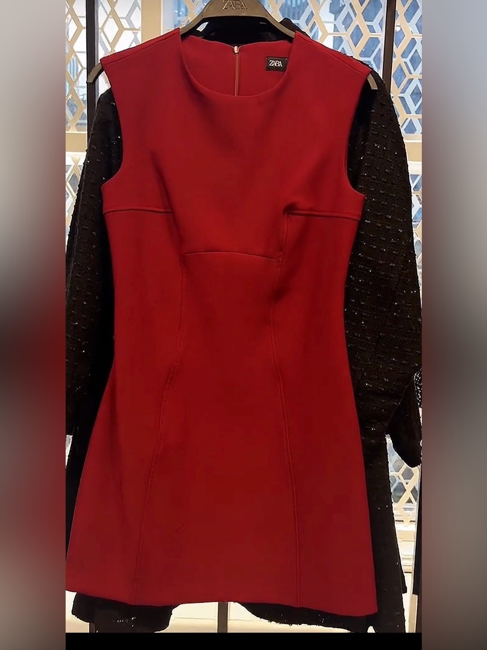 Zara Sleeveless Burgundy Midi Dress
